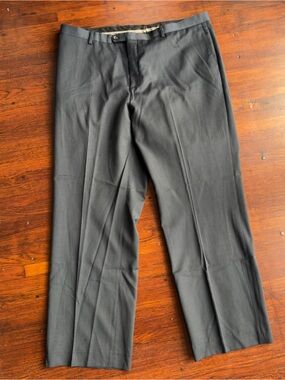 Men's Black‎ Dress Pants 100% wool